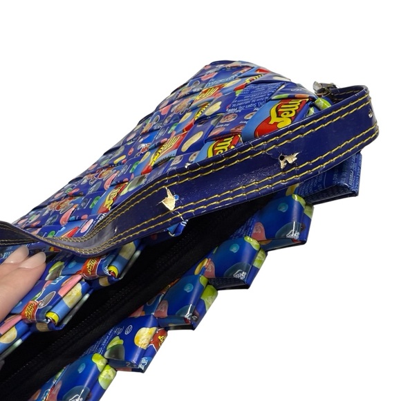 Nahui Ollin Jelly Belly Candy Wrapper ‎ Woven Shoulder Bag *Read description* - Picture 12 of 16